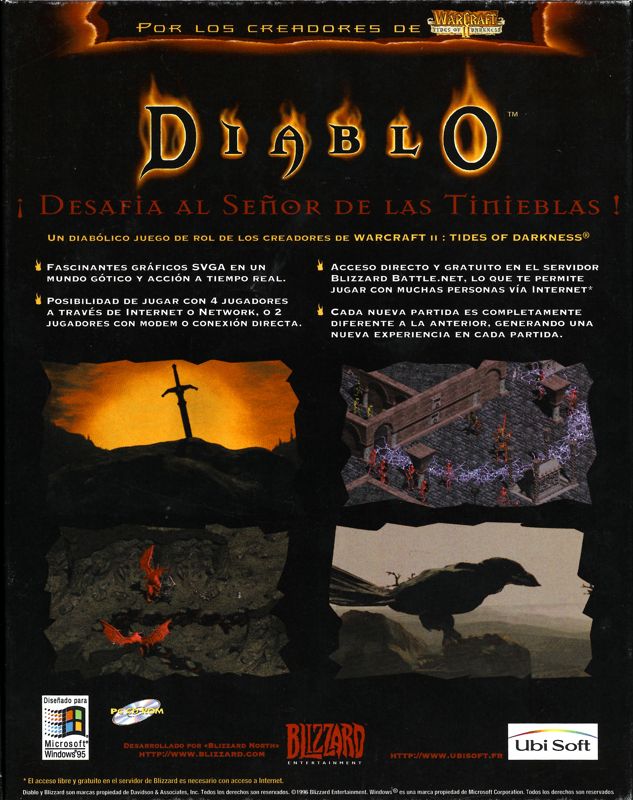 Back Cover for Diablo (Windows)