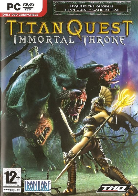 Front Cover for Titan Quest: Immortal Throne (Windows)
