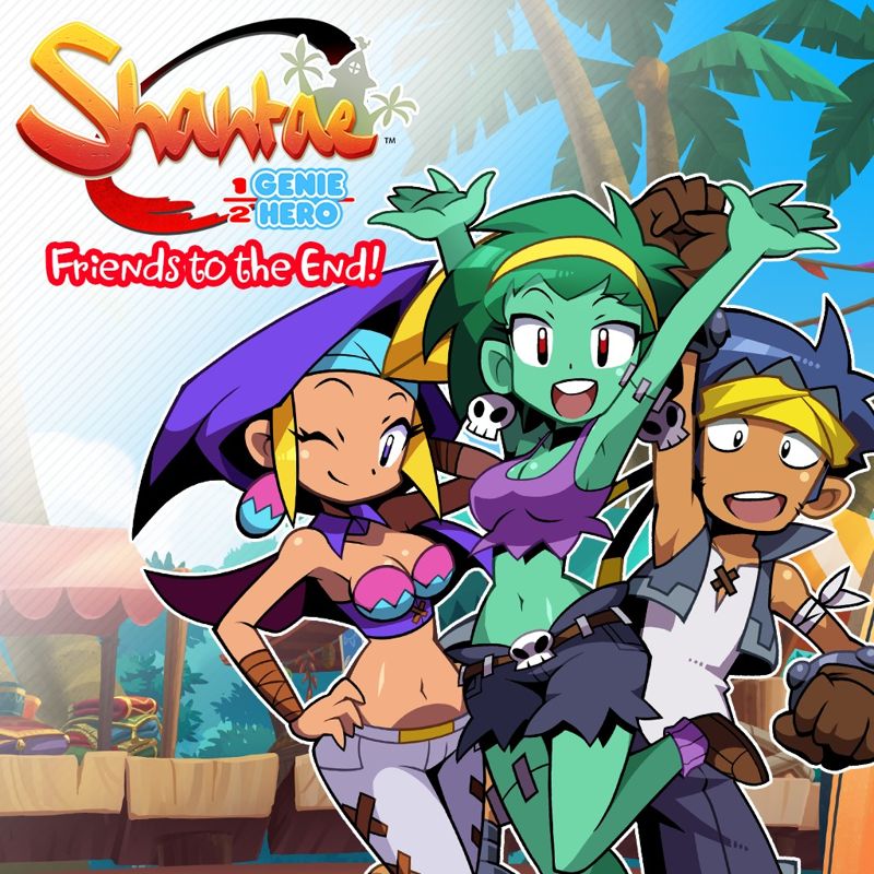 Front Cover for Shantae: 1/2 Genie Hero - Friends to the End (PS Vita and PlayStation 4) (download release)