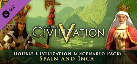 Front Cover for Sid Meier's Civilization V: Double Civilization and Scenario Pack - Spain and Inca (Linux and Macintosh and Windows) (Steam release)