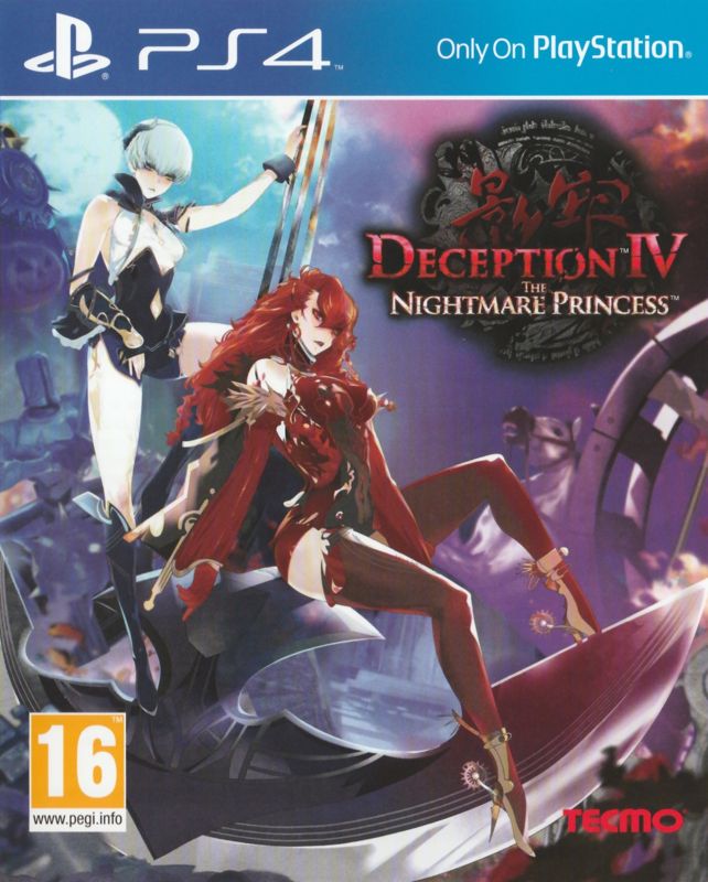 Front Cover for Deception IV: The Nightmare Princess (PlayStation 4)