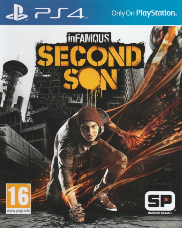 Front Cover for inFAMOUS: Second Son (PlayStation 4)