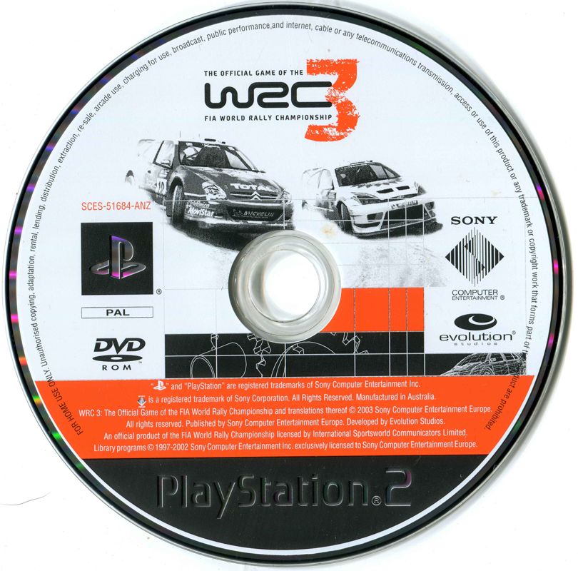 Media for WRC 3: The Official Game of the FIA World Rally Championship (PlayStation 2)