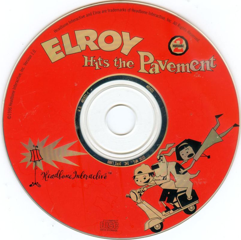 Media for Elroy Hits the Pavement (Macintosh and Windows and Windows 3.x)