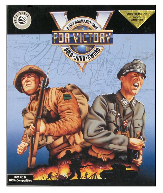 Front Cover for V for Victory: Gold-Juno-Sword (DOS)