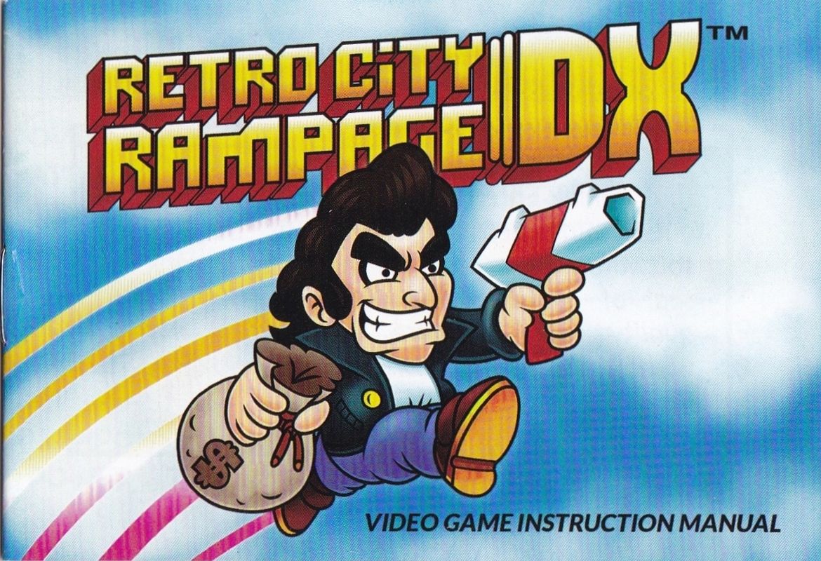 Manual for Retro City Rampage: DX (Collector's Edition) (Nintendo Switch): Front
