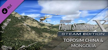 Front Cover for Microsoft Flight Simulator X: Steam Edition - Toposim China & Mongolia (Windows) (Steam release)