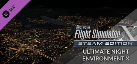 Front Cover for Microsoft Flight Simulator X: Steam Edition - Ultimate Night Environment X (Windows) (Steam release)