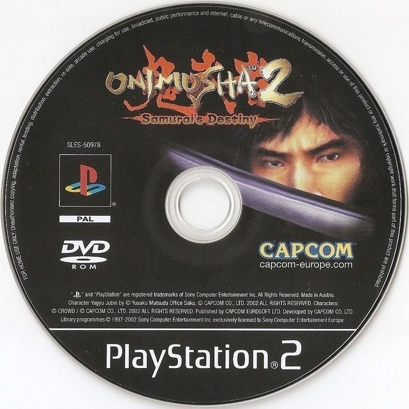 Media for Onimusha 2: Samurai's Destiny (PlayStation 2)