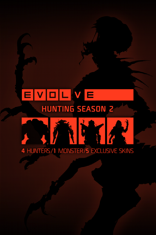 Front Cover for Evolve: Hunting Season 2 (Xbox One) (download release)