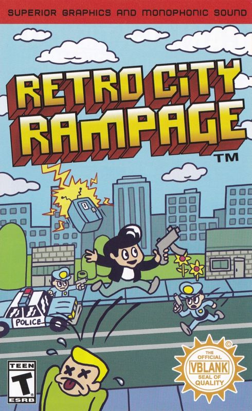 Other for Retro City Rampage: DX (Collector's Edition) (Nintendo Switch): Reversible Cover #1 - Front