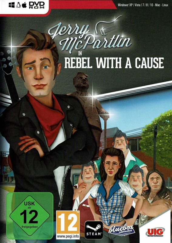Front Cover for Jerry McPartlin in Rebel with a Cause (Linux and Macintosh and Windows)