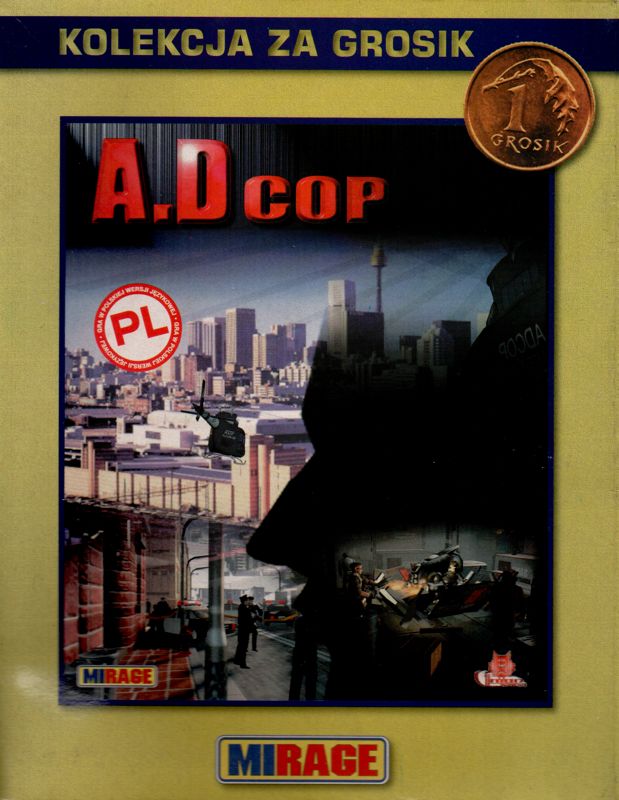 Front Cover for A.D Cop (DOS and Windows) (Kolekcja za Grosik release)