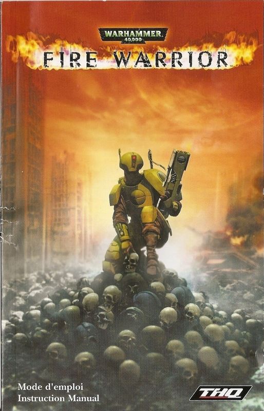 Manual for Warhammer 40,000: Fire Warrior (PlayStation 2): Front