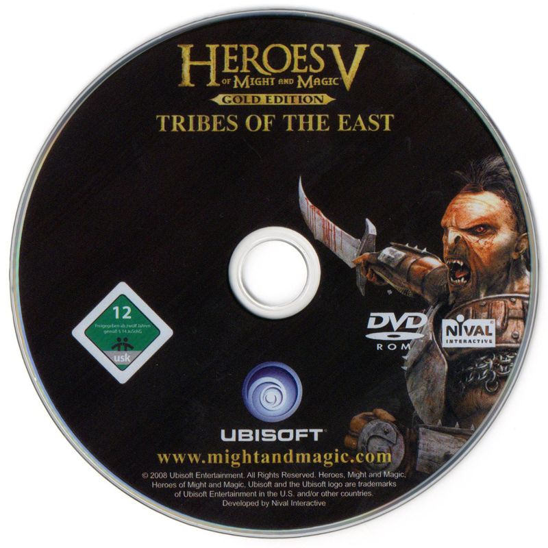 Heroes of Might and Magic V: Gold Edition cover or packaging material ...