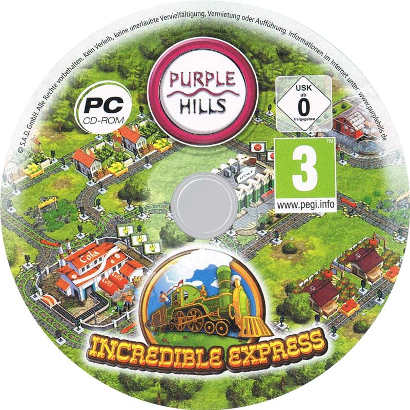 Media for Incredible Express (Windows) (Purple Hills release)