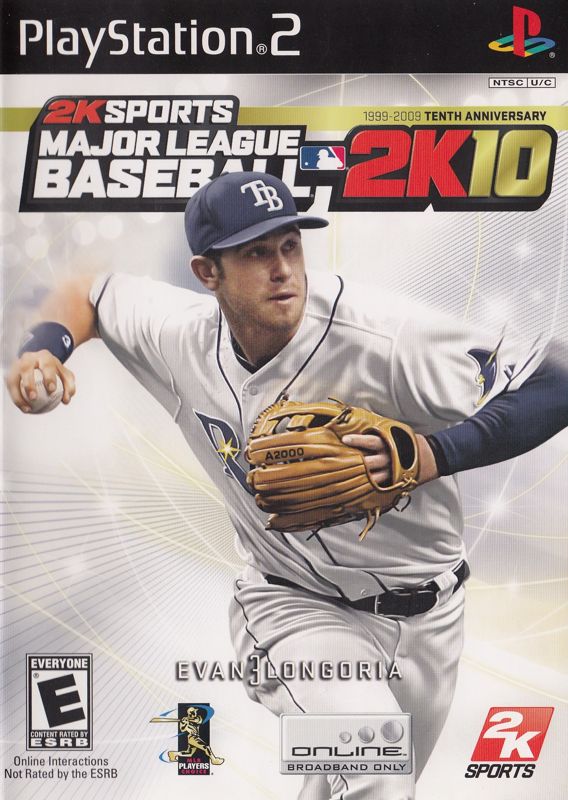 Front Cover for Major League Baseball 2K10 (PlayStation 2)