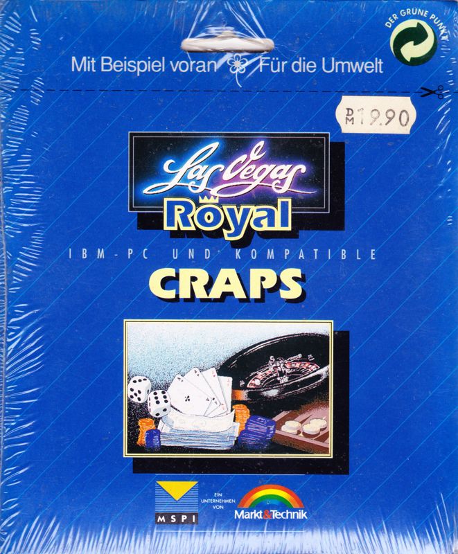 Front Cover for Casino Craps (DOS)