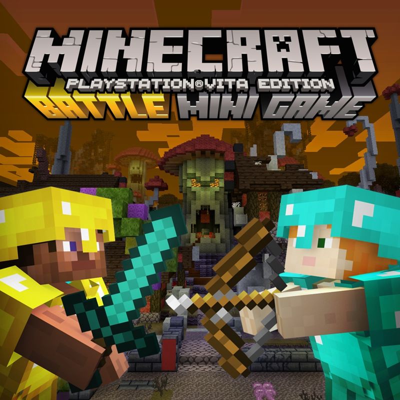 Front Cover for Minecraft: Xbox One Edition - Halloween Battle Map (PS Vita) (download release)