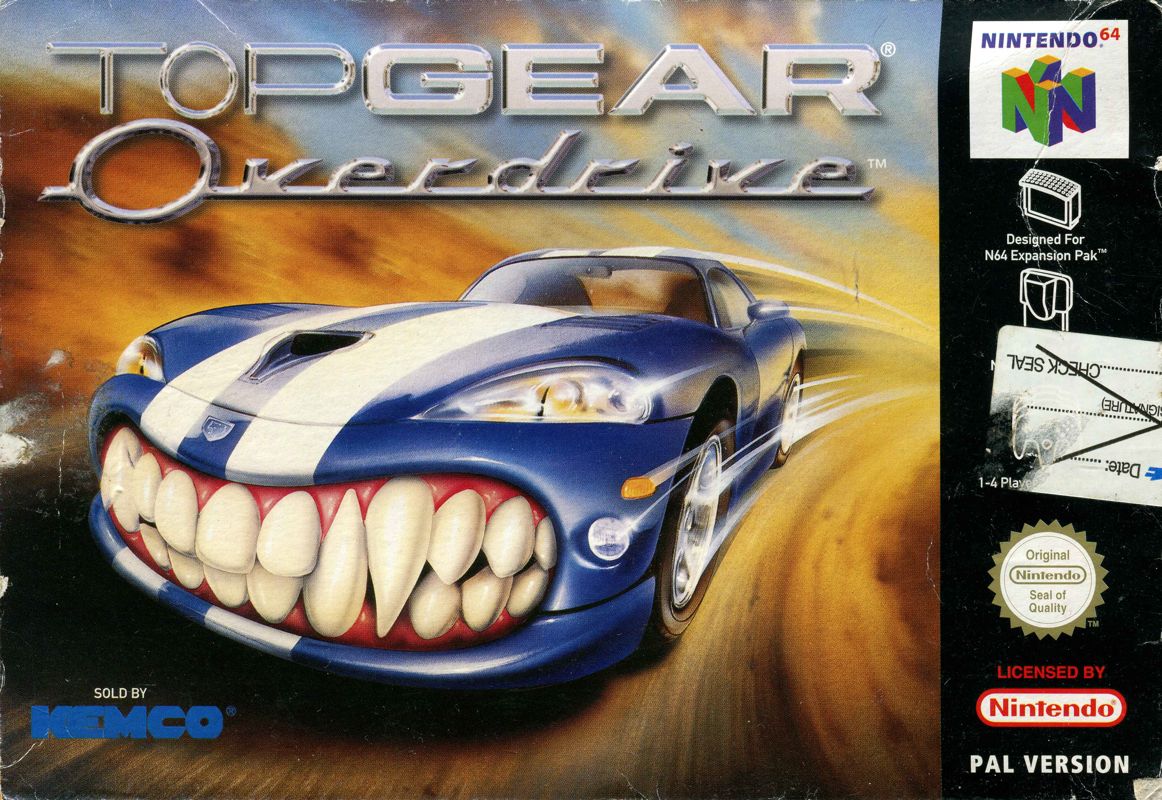 Front Cover for Top Gear: Overdrive (Nintendo 64)
