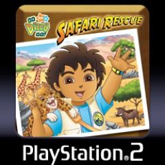 Front Cover for Go, Diego, Go! Safari Rescue (PlayStation 3) (download release)