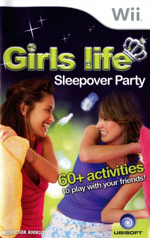 Manual for Sleepover Party (Wii): Front