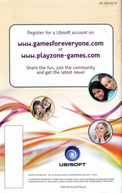 Advertisement for Sleepover Party (Wii)