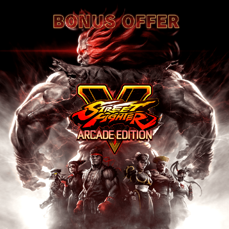Front Cover for Street Fighter V: Arcade Edition (PlayStation 4) (download release)