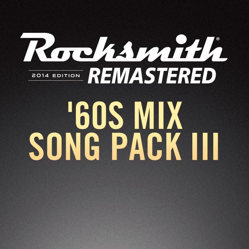 Front Cover for Rocksmith: All-new 2014 Edition - 60s Mix Song Pack III (PlayStation 3 and PlayStation 4) (download release)