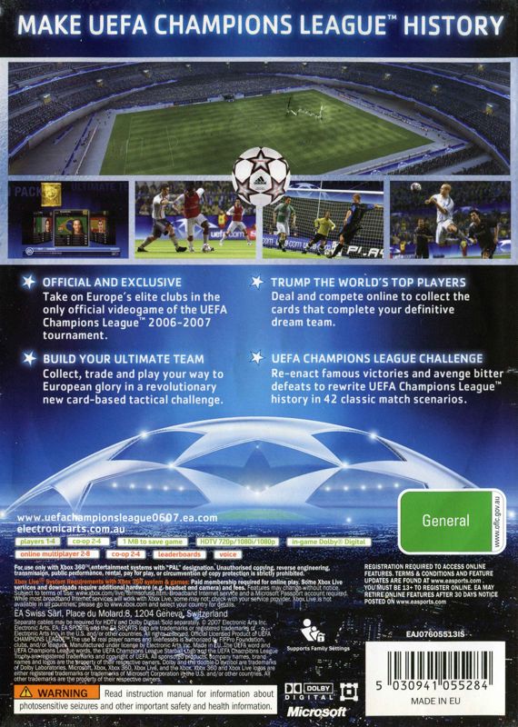 UEFA Champions League 2006-2007 cover or packaging material