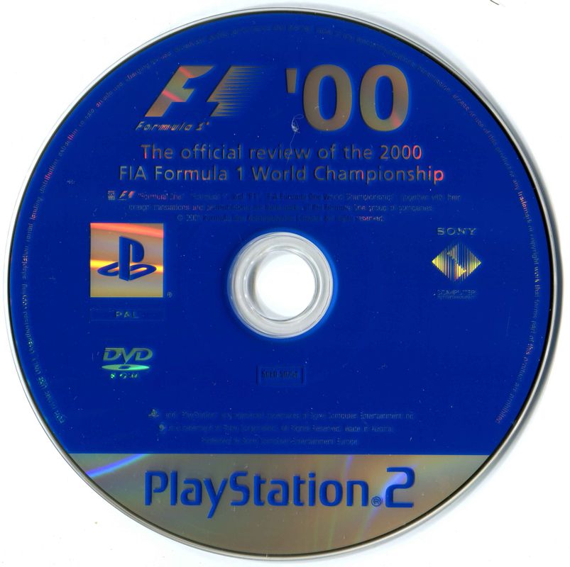 Media for Formula One 2001 (PlayStation 2): Bonus DVD