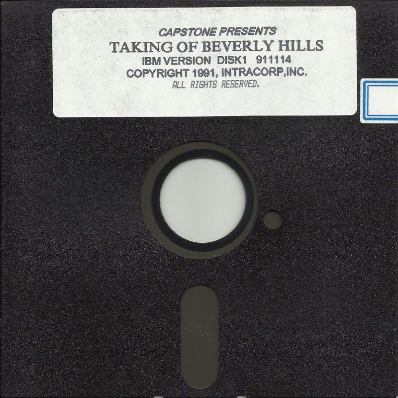 Media for The Taking of Beverly Hills (DOS) (5.25" floppy disk release): Disk 1/5