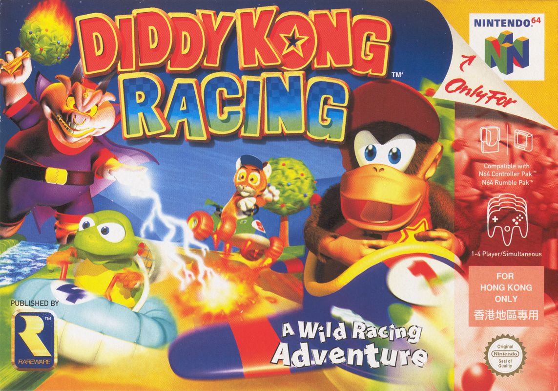 Front Cover for Diddy Kong Racing (Nintendo 64)