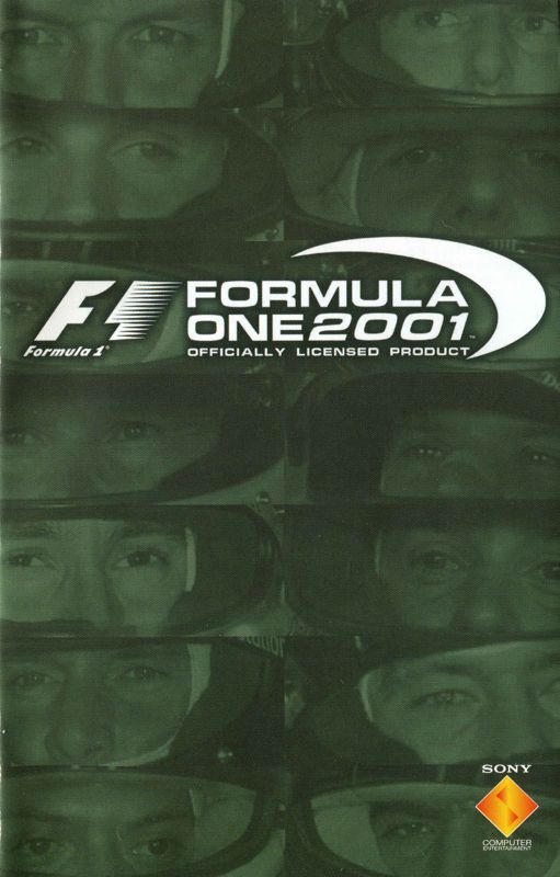 Manual for Formula One 2001 (PlayStation 2): Front