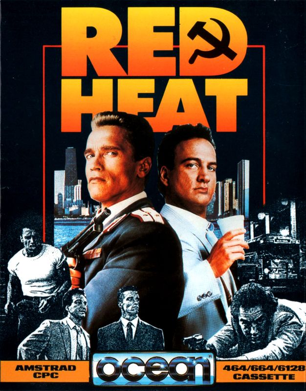 Front Cover for Red Heat (Amstrad CPC)