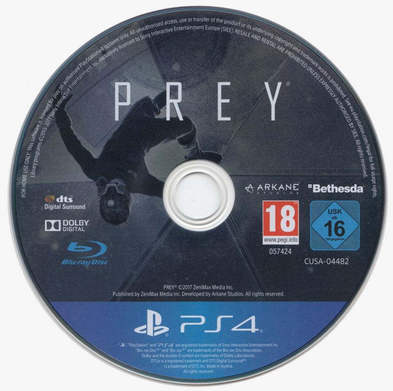 Media for Prey (PlayStation 4)