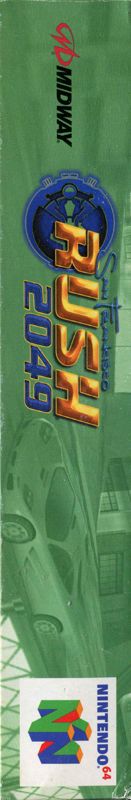 Spine/Sides for San Francisco Rush 2049 (Nintendo 64): Bottom