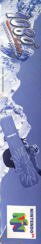 Spine/Sides for 1080° Snowboarding (Nintendo 64): Top