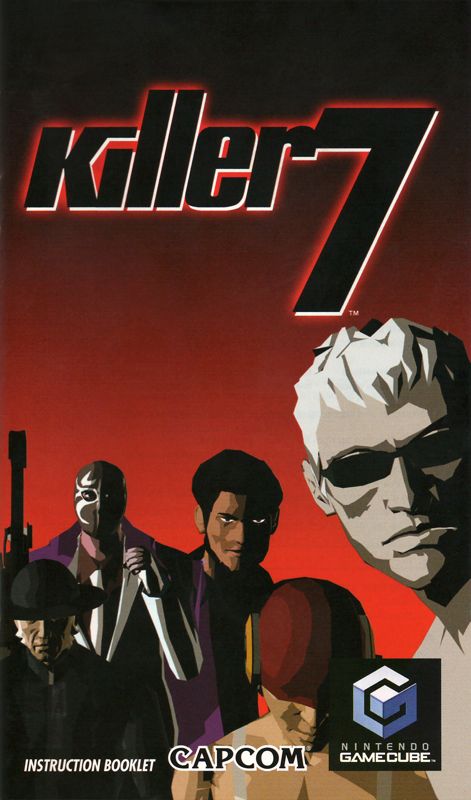 Manual for Killer7 (GameCube): Front