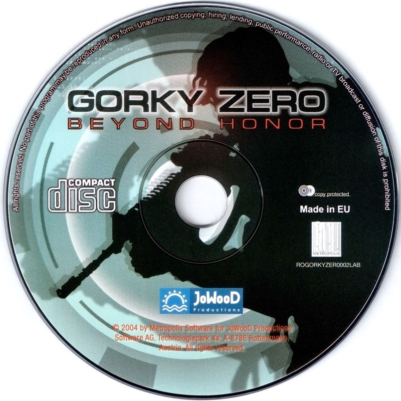 Media for Gorky Zero: Beyond Honor (Windows)