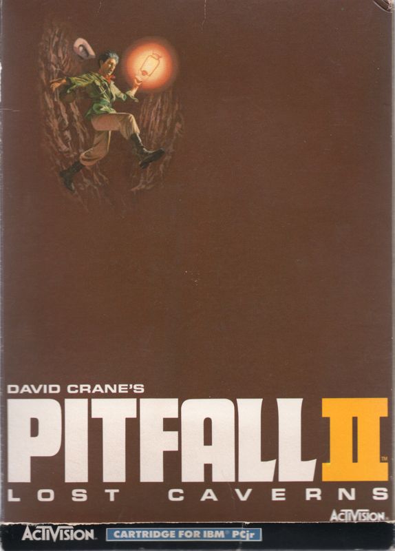 Front Cover for Pitfall II: Lost Caverns (PC Booter): PCjr Cartridge