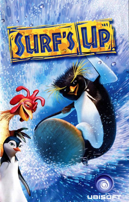 Manual for Surf's Up (PlayStation 2): Front