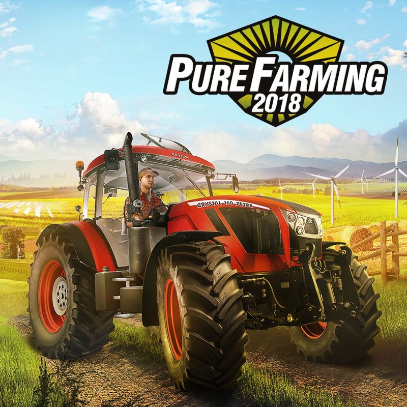 Front Cover for Pure Farming 2018 (PlayStation 4) (download release)