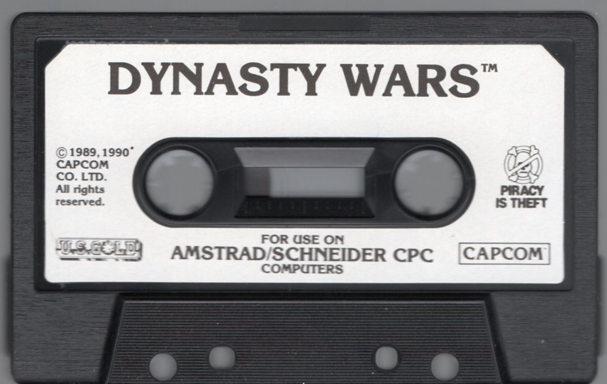 Media for Dynasty Wars (Amstrad CPC)