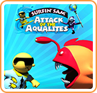 Front Cover for Surfin' Sam: Attack of the Aqualites (Wii U) (download release)