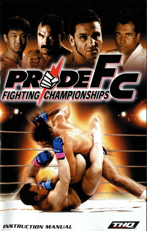 Manual for PRIDE FC: Fighting Championships (PlayStation 2): Front