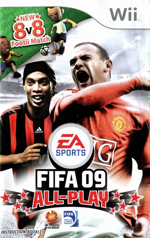 FIFA Soccer 09 All-Play cover or packaging material - MobyGames