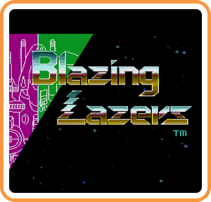 Front Cover for Blazing Lazers (Wii U) (download release)