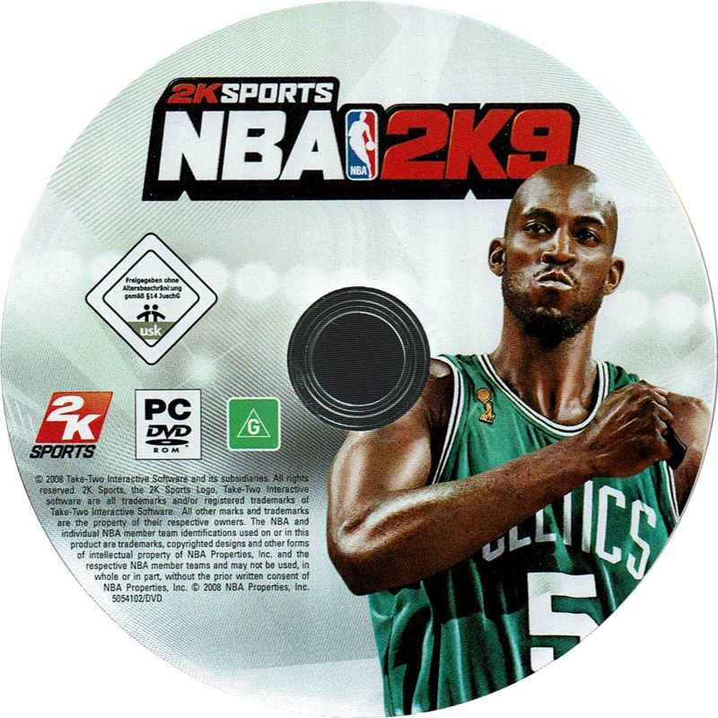 NBA 2K9 cover or packaging material - MobyGames