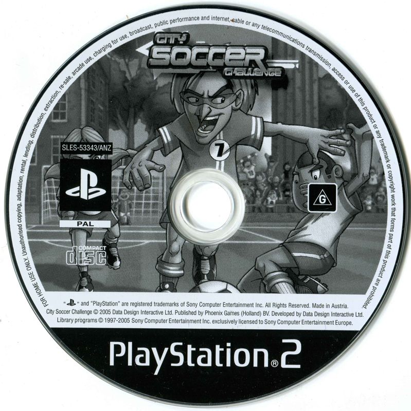 Media for City Soccer Challenge (PlayStation 2)